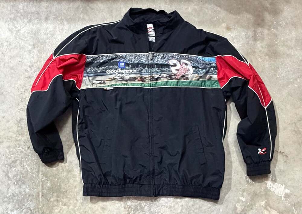 VTG Chase Authentics Kevin Harvick Goodwrench Jacket Size XL Black Racing
